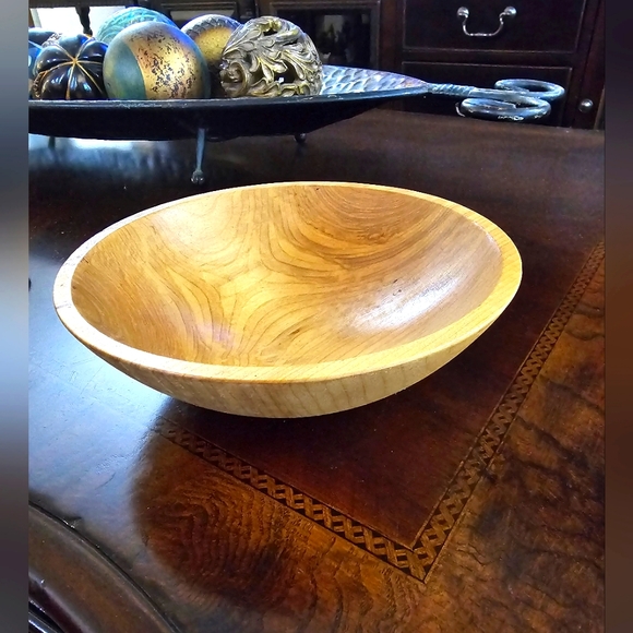 Alaska Birch Creations Other - Alaska Birch Wood Decorative Bowl 1996 Edition EUC